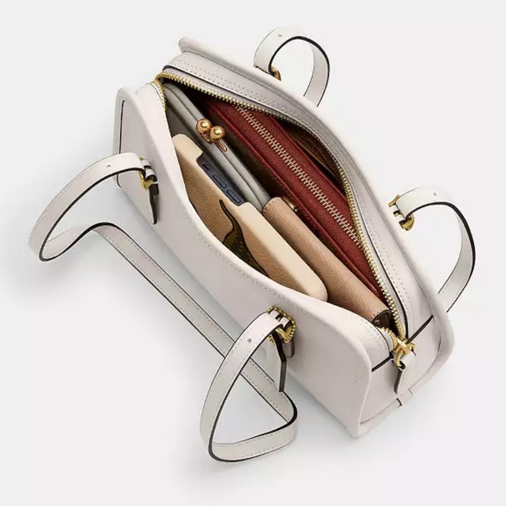 Coach Swing Zip Shoulder Bag (CHALK) - Picture 11 of 15